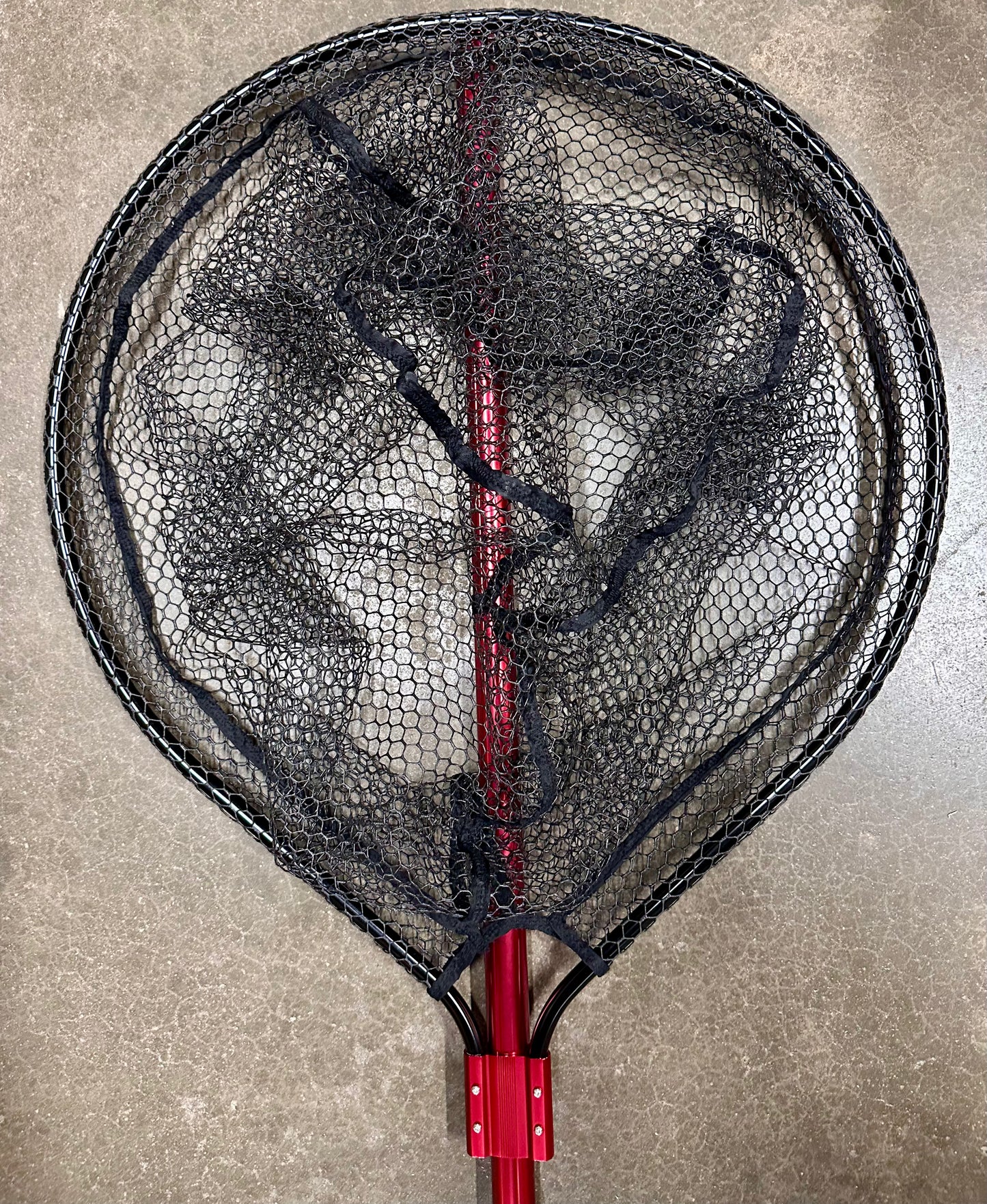 Heavy Duty Extra Large Aluminum Telescoping Landing Net - Saltwater Fishing Net with 6pcs Soft Jig Swimbait, Extends to 72-94in (W493)