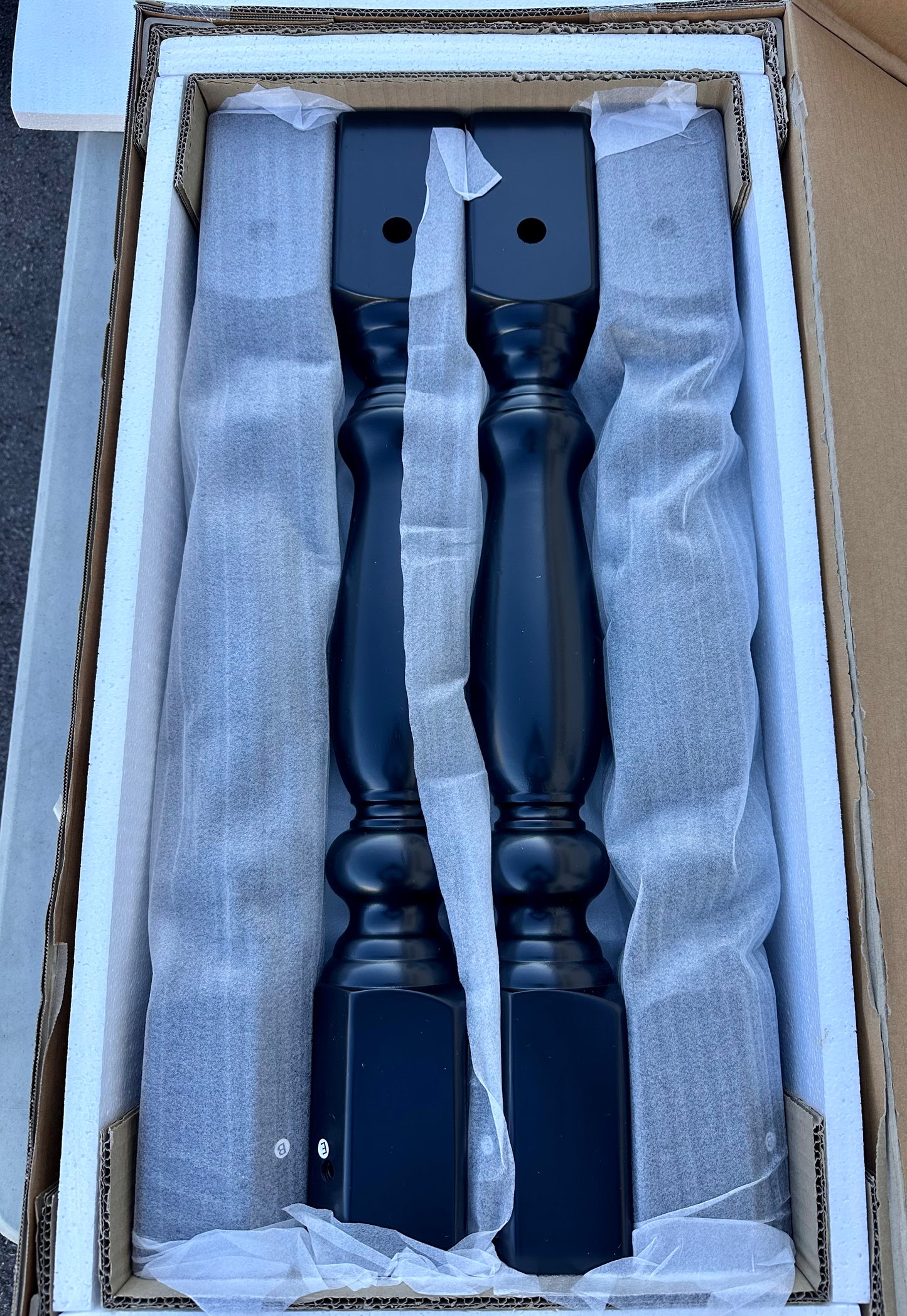 Bush Furniture Rectangular Dining Table, 67 inch Squire Trestle, Farmhouse Decor, Sterling Collection, Dark Brown (L1091)