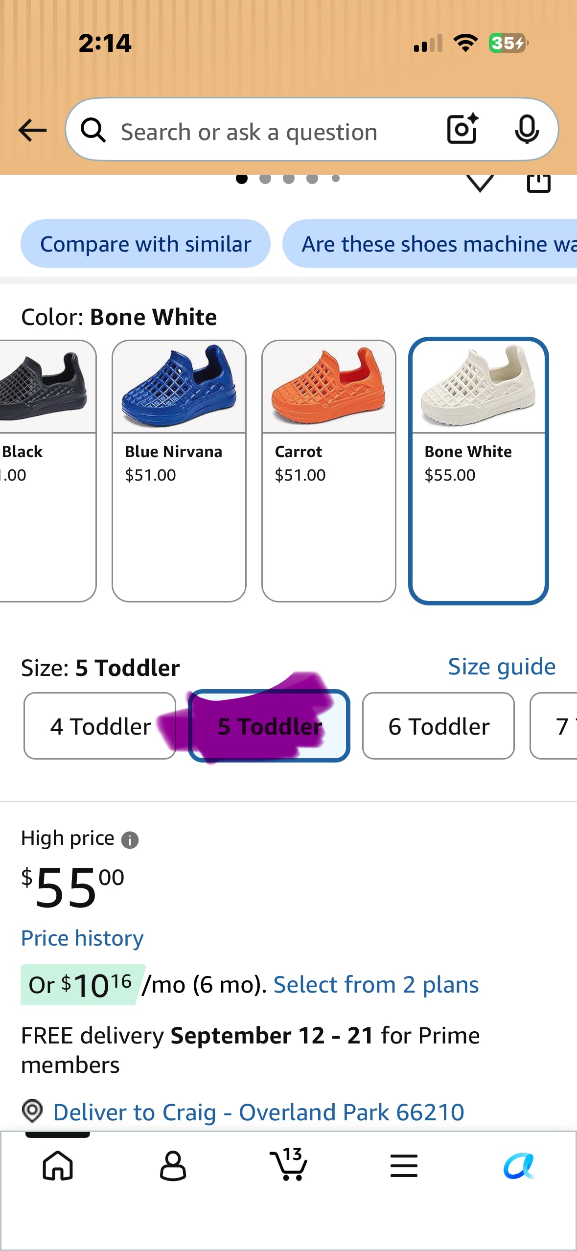 LUSSO CLOUD Scenario Kids Slip-On Waterproof Shoes - Lightweight IP-EVA, Breathable, Water Shoes, Easy On Comfort, Bone White (Kids Size 10)