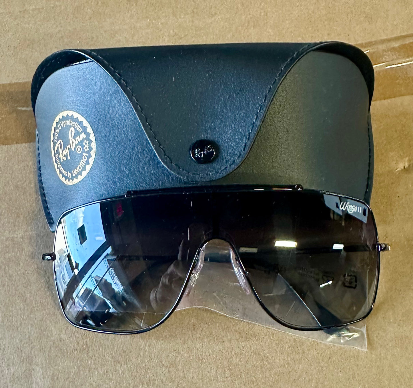 Ray-Ban RB3697 Wings Ii Square Sunglasses