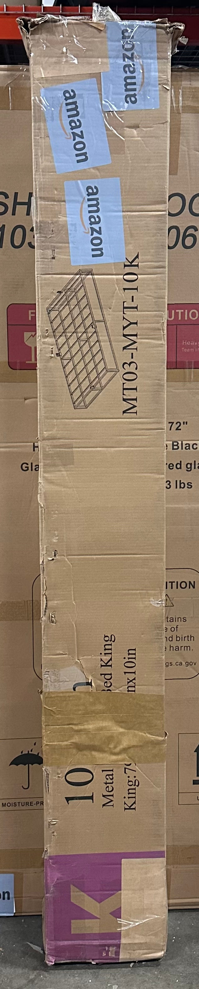 10 Inch King Bed Frame with Steel Slat Support, Low Profile King Metal Platform Bed Frame and Mattress Foundation, Heavy Duty,No Box Spring Needed,Easy Assembly,Noise Free (B1212)