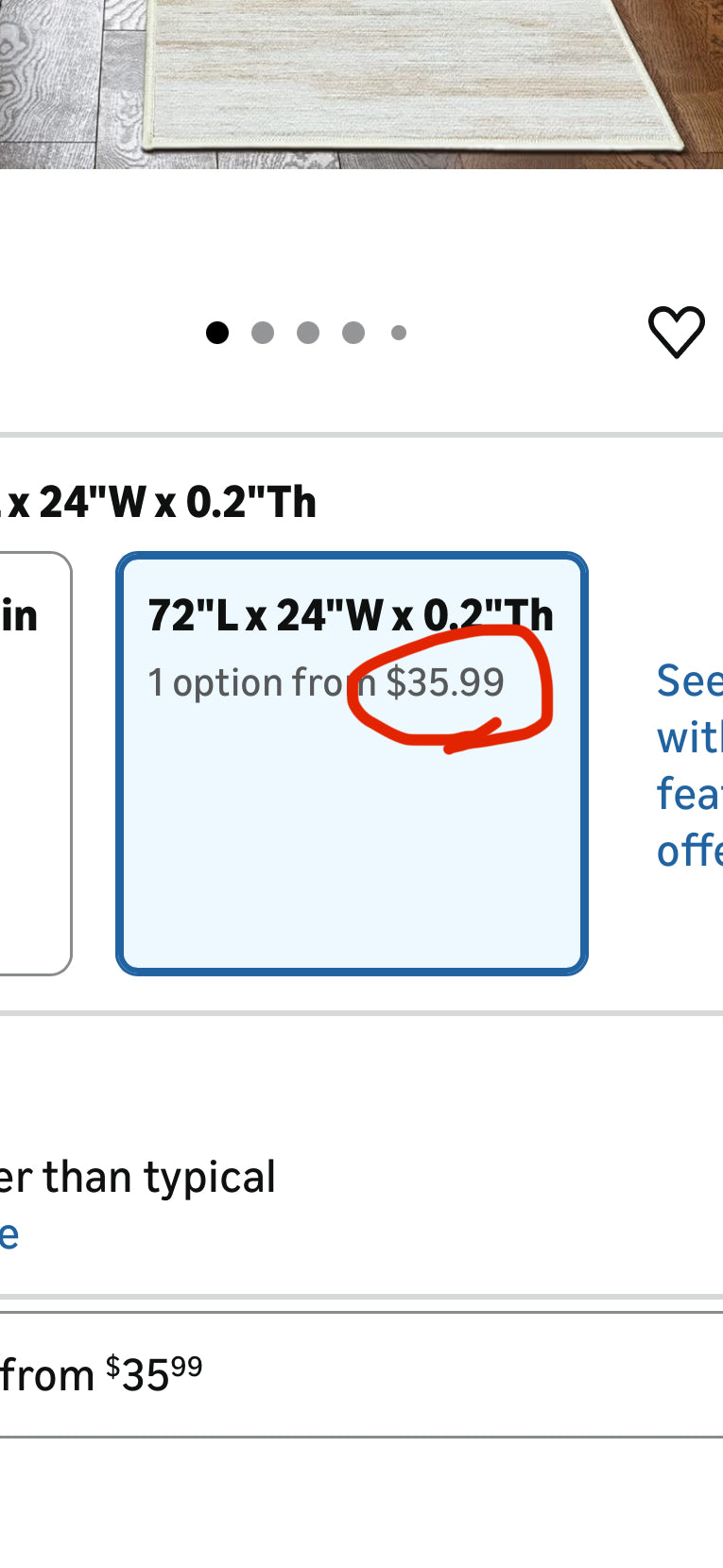 Washable Kitchen Runner Rug for Hallways - 2x6 Abstract Soft Bathroom Laundry Runner with Non Slip Rubber Backing,Low-Pile Stain Resistant Carpet for Family Farmhouse Entryway