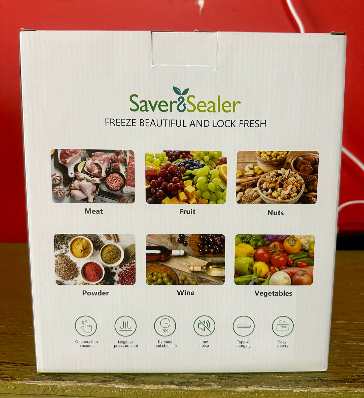 Saver & Sealer Handheld Vacuum Sealer Kit.