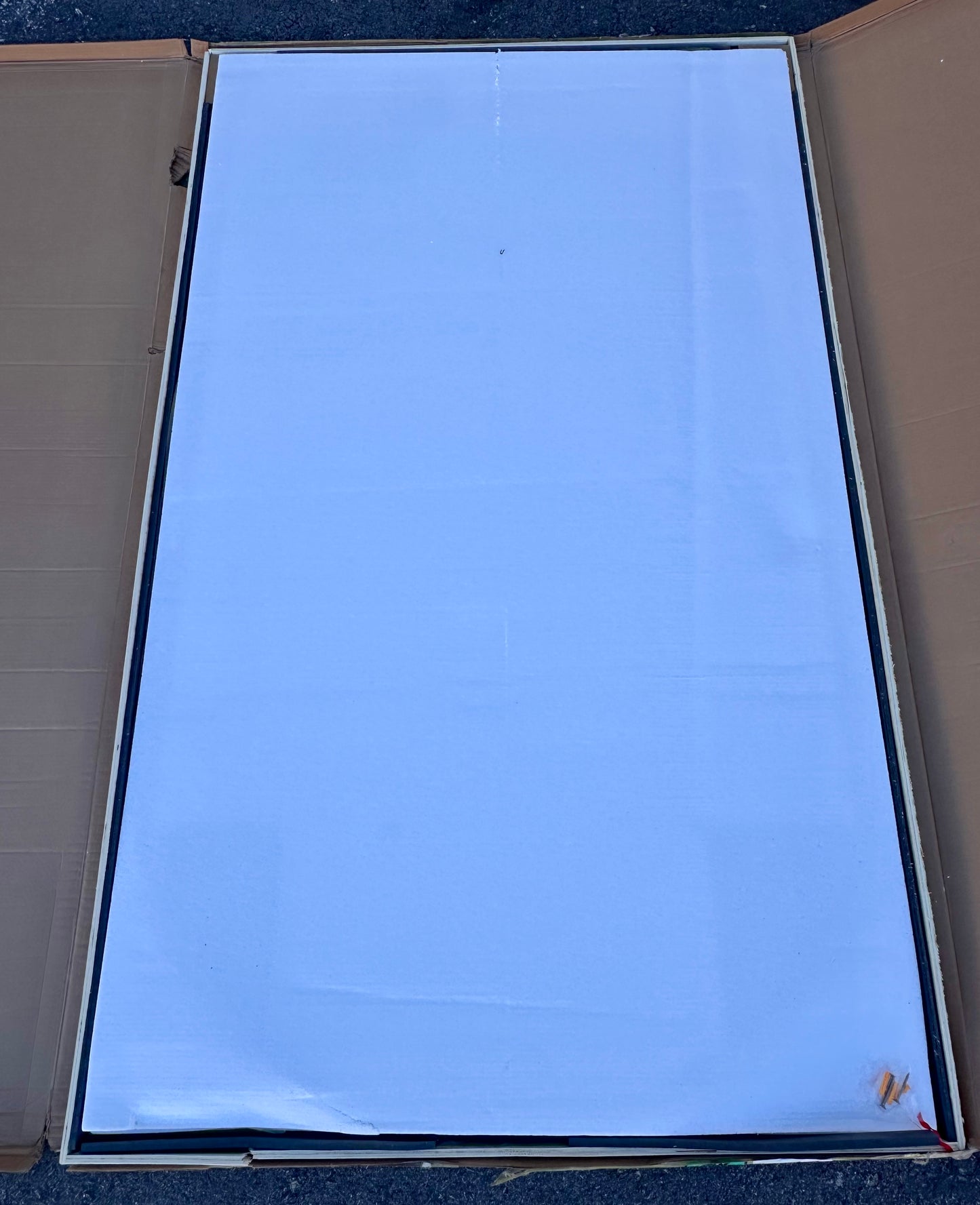 Antok Arched Full Length Floor Mirror 72"x44" Full Body Mirror with Stand, for Bedroom, Living Room, Cloakroom, Black (M423)