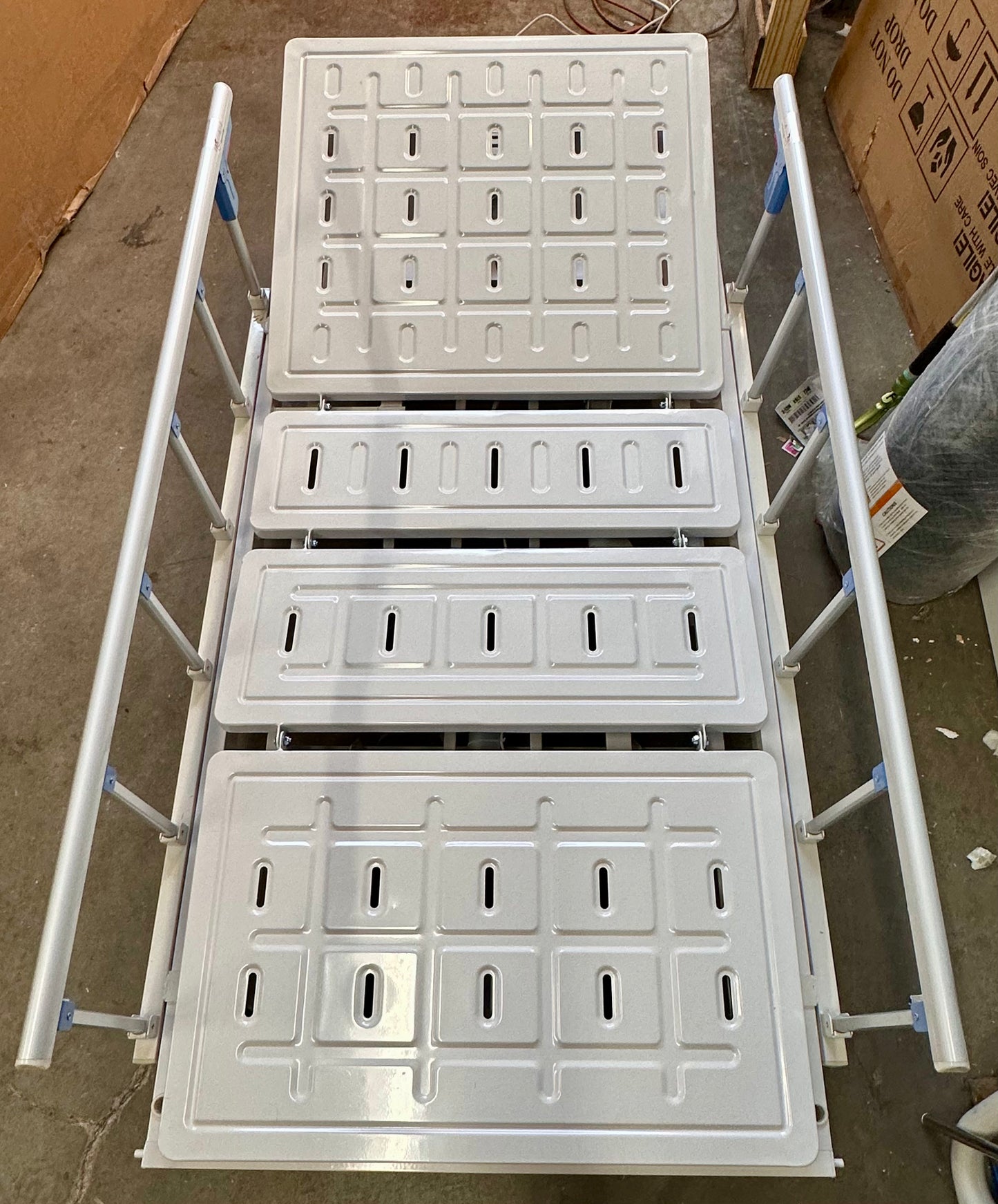 Premium 3 Function Electric Hospital Bed with Mattress & IV Pole. (B1138)