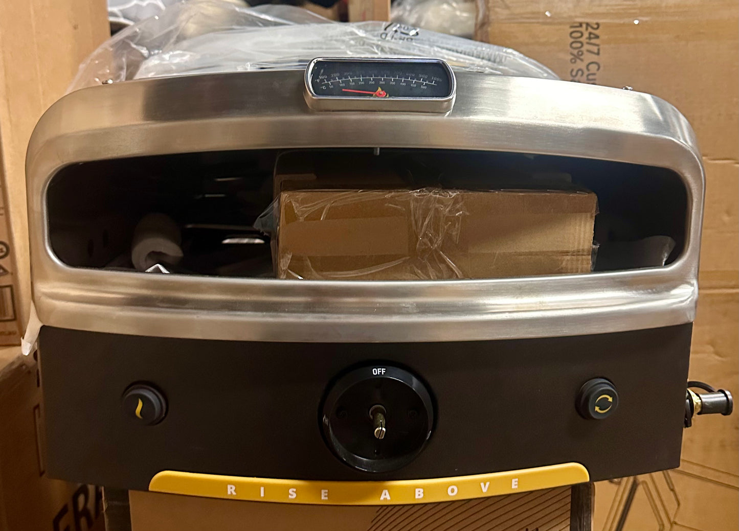 HALO Versa 16 Pizza Oven, 16” Rotating Stone, Patented Dual Burner System, 5-Minute Pizzas, Easy Clean, Propane Powered (R716)