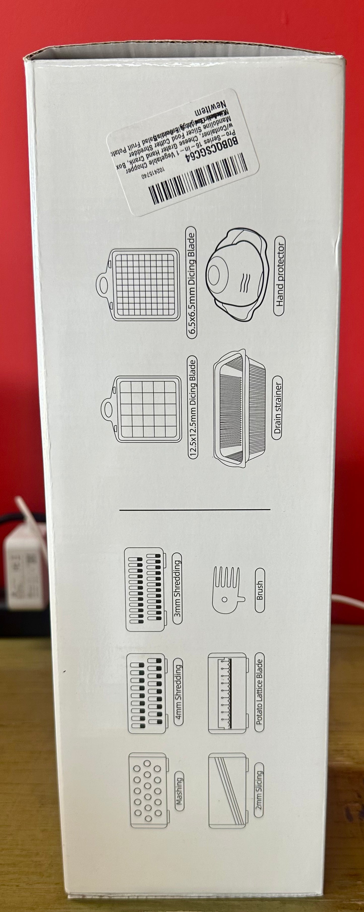 Vegetable Chopper Dicer with Container | Cheese Grater, Mandoline Slicer, Cabbage Shredder, French Fry Cutter, Stainless Steel for Veggie, Onion  Potato, Fruit, Manual Hand Cooking Gadget for Kitchen