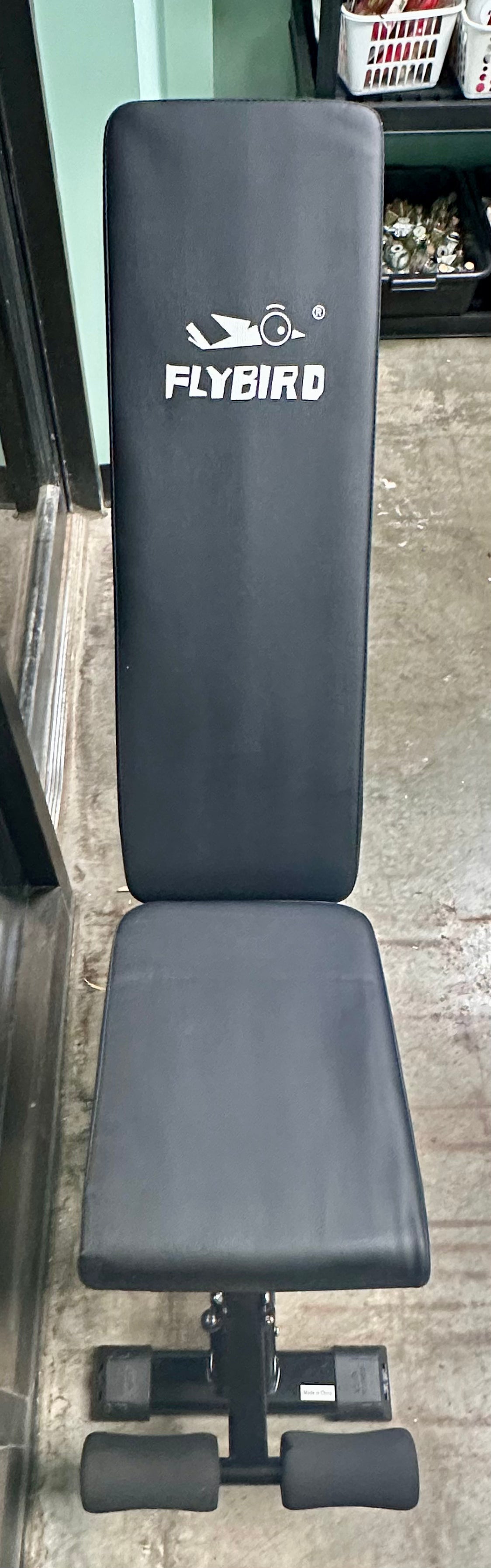 FLYBIRD Adjustable Weight Bench, ASTM-Certified 800LBS Workout Bench, Foldable for Home Gym, 90° to -30° FID and 30in Extended Backrest for Strength Training (W549)