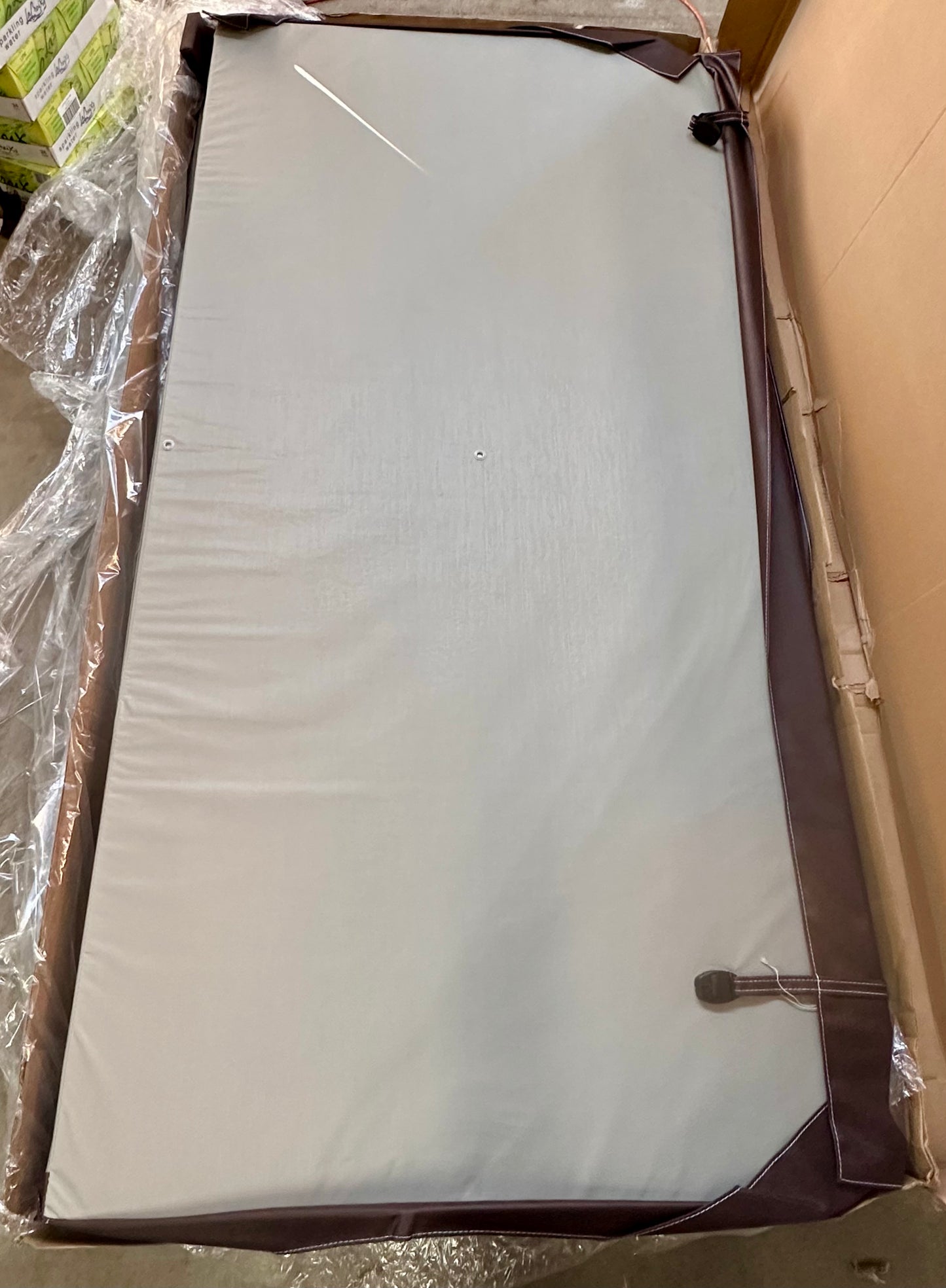 The Cover Guy Hot Tub Cover | Replacement Spa Covers with UV Protected Vinyl + High Density Foam | Energy-Saving Cover for All Climates | Fits Square Tubs with 92-94" Sides and 6" Corners | Espresso (R728)