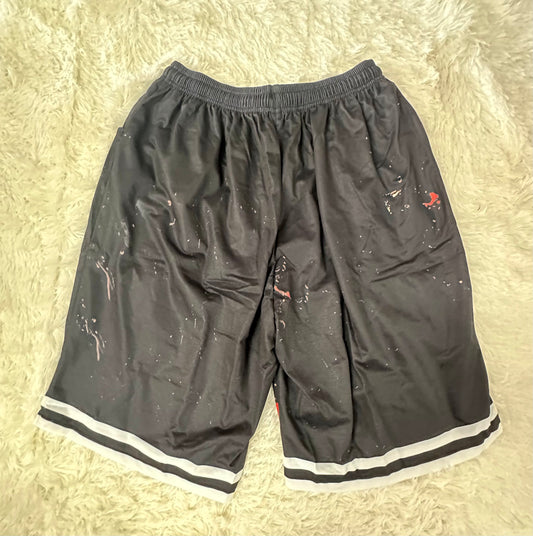 Men's Sport Set Summer Outfit 2 Piece Graphic Print Short Sleeve T Shirt and Shorts Set (Size 3X)
