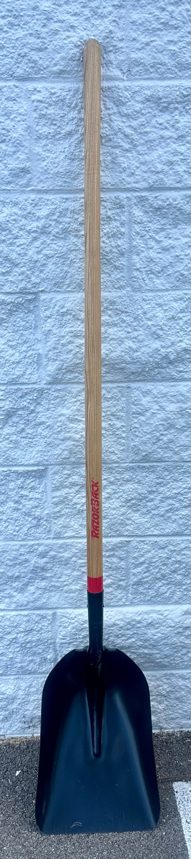 Razor-Back General Purpose Scoop with 48" Wood Handle