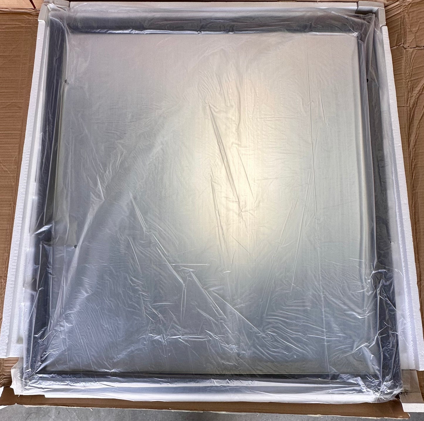 40x36 Inch Black Bathroom Mirror for Wall, Thick Metal Framed Rectangle Mirrors for Over Sink, Bedroom, Living Room, Entryway, Anti-Rust, HD Tempered Glass (M434)