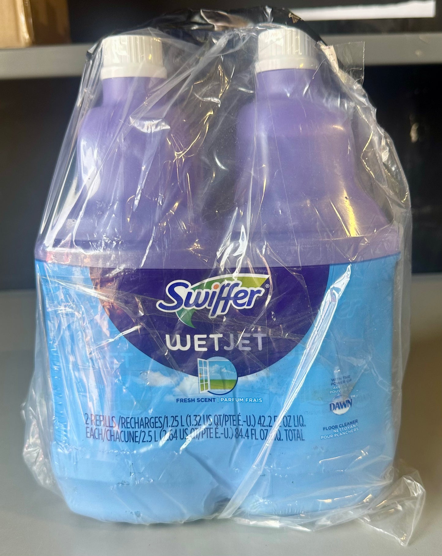 4-Pack of SWIFFER 1.25-Liter Wet Jet Multi-Surface Solution