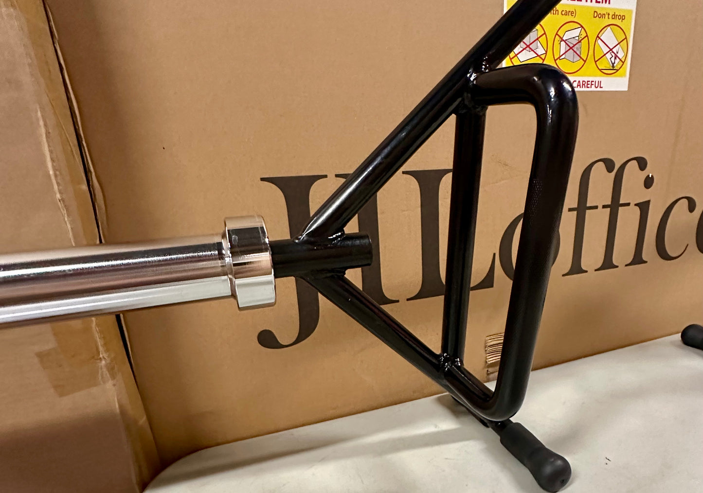 Olympic 2-Inch Hex Weight Lifting Trap Bar with Long and Rotating Sleeves, 500-Pound Capacity, Open and Close Design (W490)