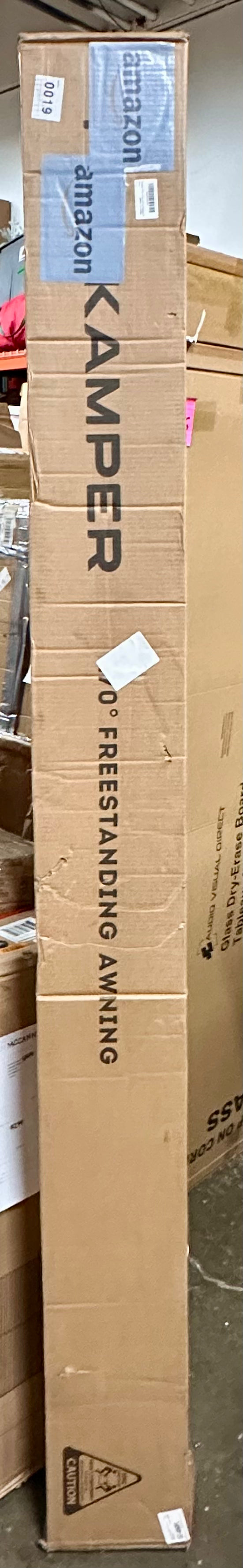 270 Free Standing Awning w/LED Light, 108 sq ft Shelter, Car Side 270 Degree Awning, UV50+ Waterproof Wind Resistant for SUV Van Truck Vehicle, Passenger Side (G897)