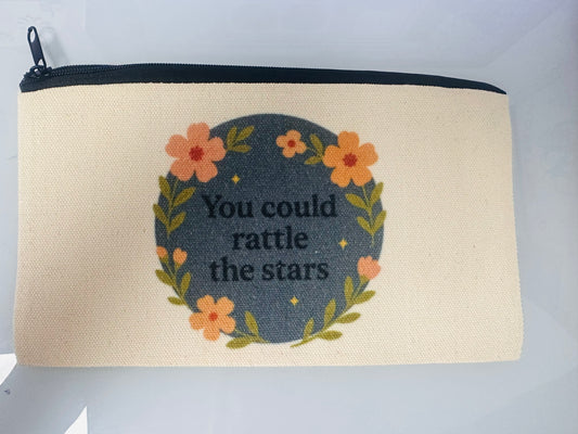 Zippered Canvas Bag You Could Rattle the Stars