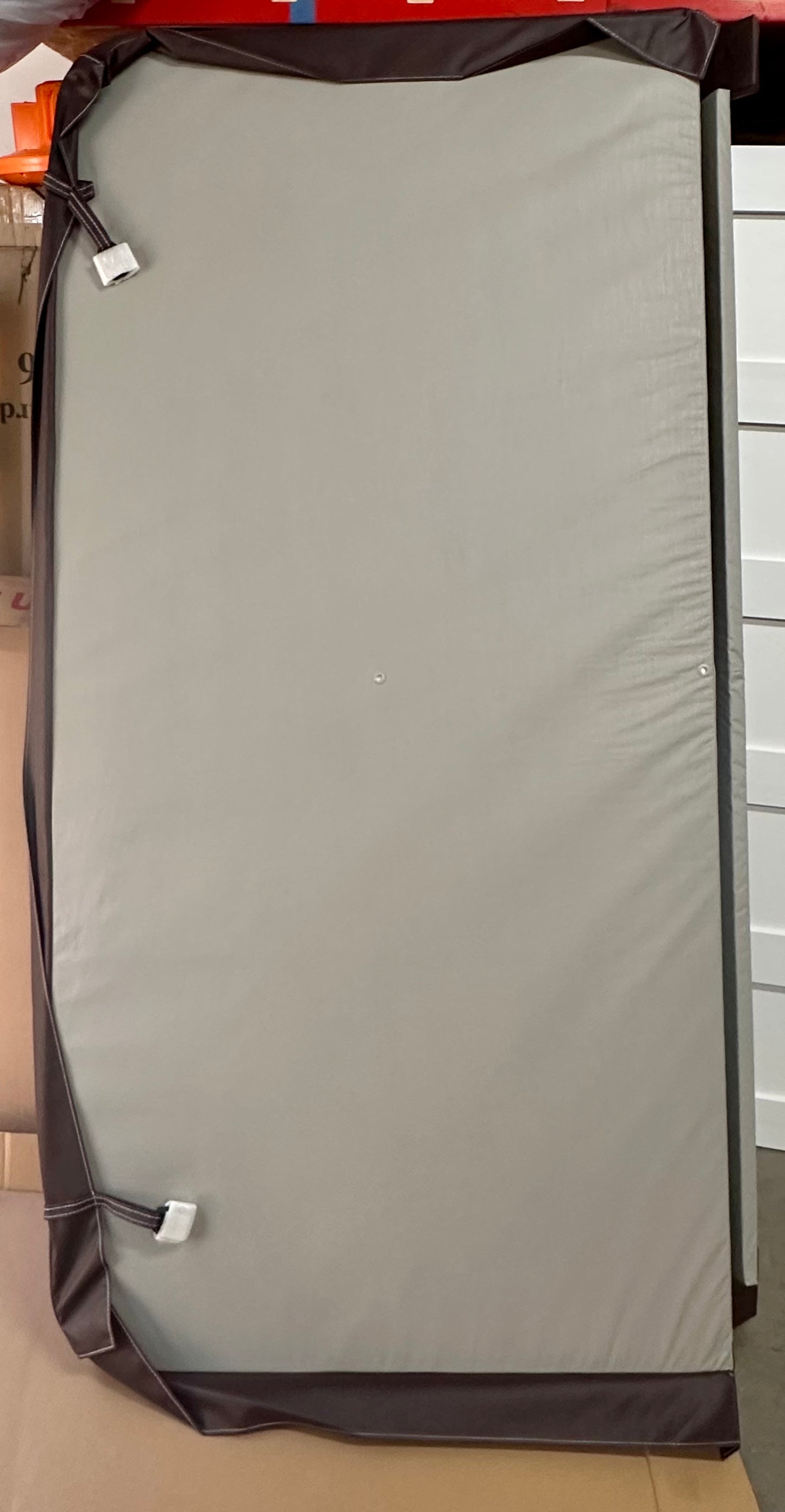 The Cover Guy Hot Tub Cover | Replacement Spa Covers with UV Protected Vinyl + High Density Foam | Energy-Saving Cover for All Climates | Fits Square Tubs with 92-94" Sides and 6" Corners | Espresso (R728)