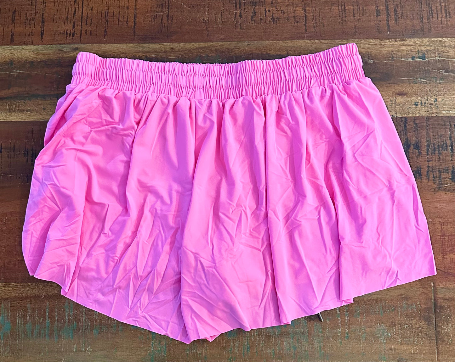 Flowy Women’s Athletic Shorts, High Waist Skort Skirt with Hidden Pockets (Size XL)