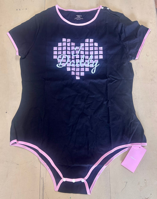 Cotton Romper Onesie Pajamas Bodysuit (Size Adult 2X)
