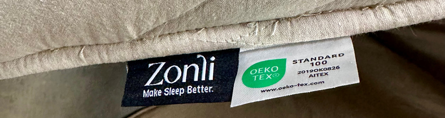 ZonLi Japanese Floor Mattress, Futon Mattress, Full Size, Thick Roll Up Tatami Mat w/ 100% Cotton Washable Cover, Portable & Foldable Floor Bed Mattress for Sleeping, Dormitory, Adult Kids, Coffee (B1121)