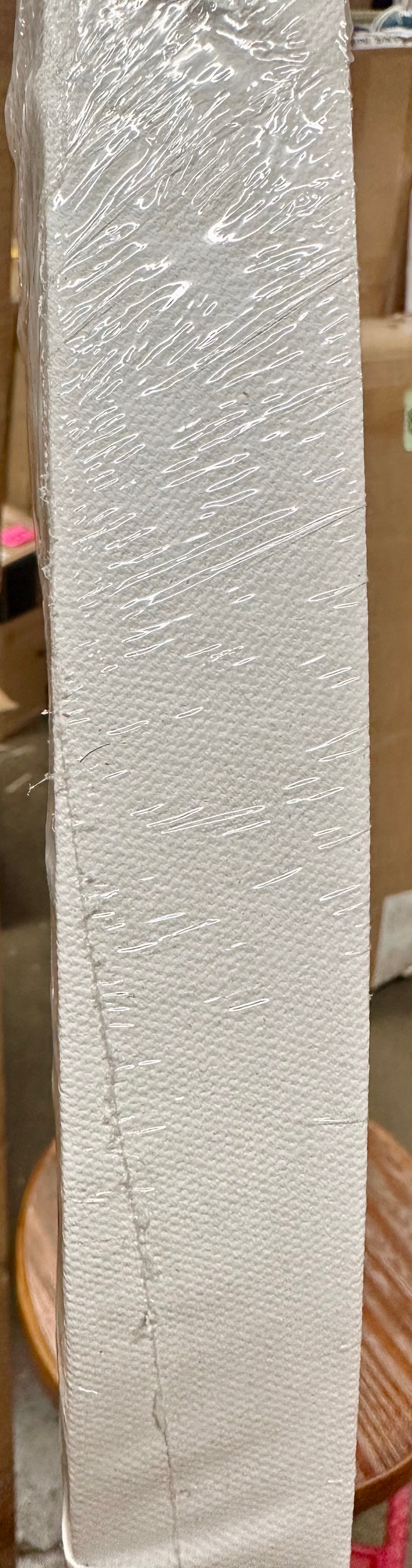 36” Diameter Round Gallery Depth 1-1/2" Profile Stretched Canvas - Acrylic Gesso Triple Primed 12-Ounce 100% Cotton Acid-Free, Stapled Back (O511)