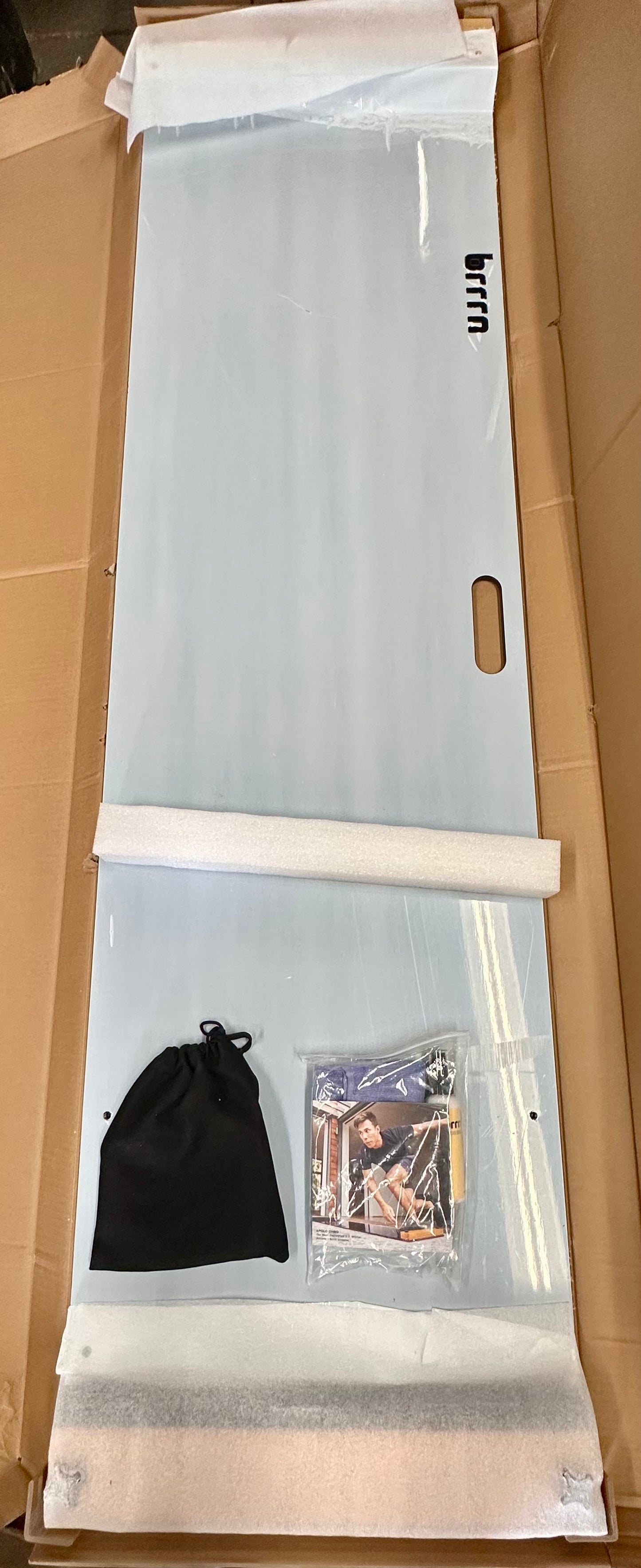 New - 6’ Premium BRRRN Board, Adjustable Slide Board: Low-Impact At-Home Core, Cardio Fitness, Cross-Training * (W435)