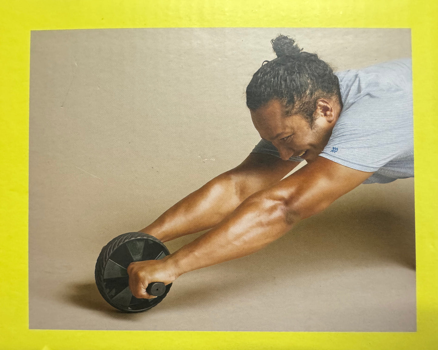 Ab Wheel Gray - All In Motion™: Non-Slip Handles, PVC Material, Core Trainers