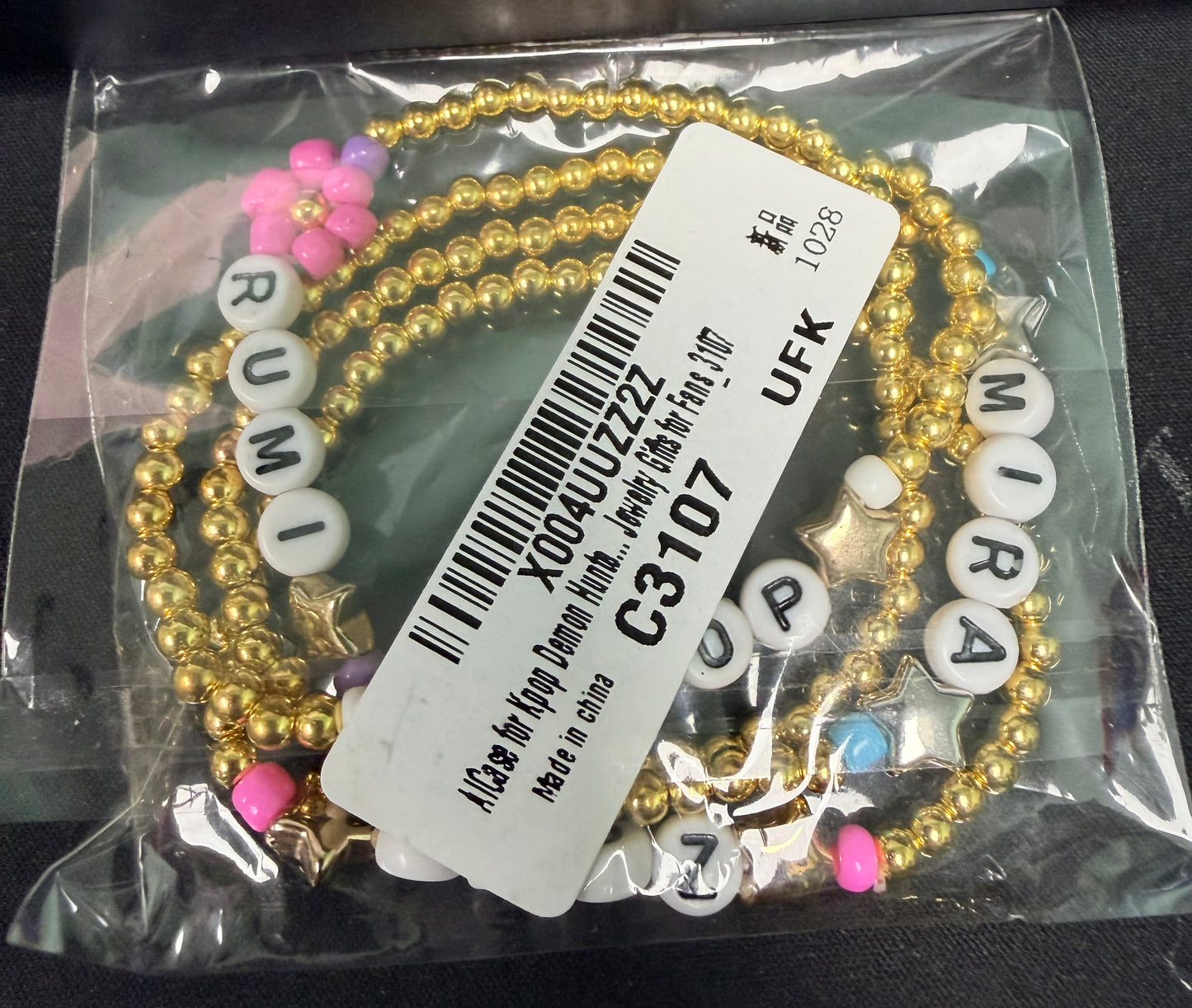 AICase for Kpop Merch Gifts Toys Doll Bracelets Birthday Decorations Stackable Stretch Friendship Beaded Friends K_pop Bracelets Costume Merchandise Jewelry Gifts for Fans_11