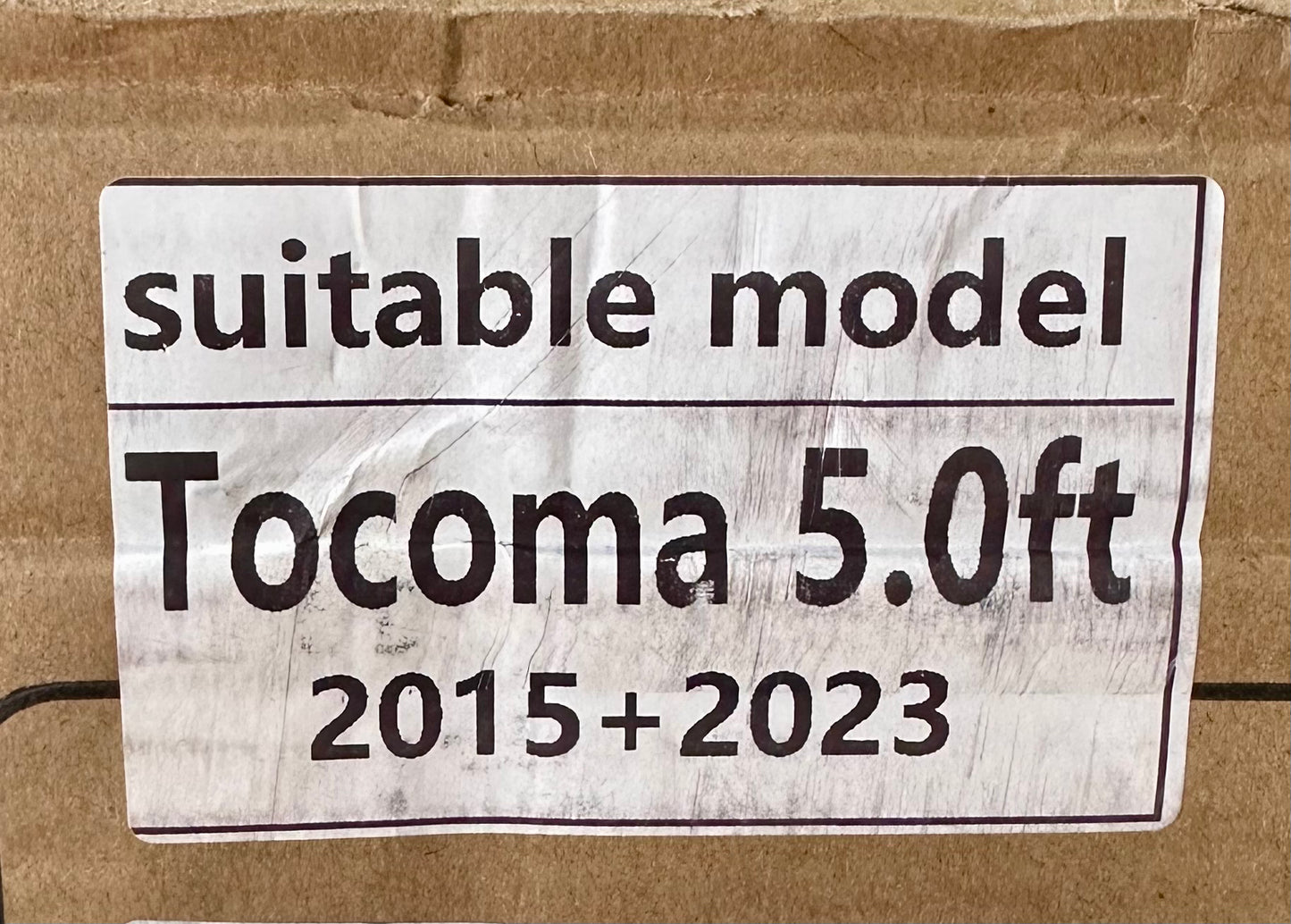 Retractable Hard Tonneau Cover Fits 2015-2023 Toyota Tacoma 5 Ft Truck Bed (60'') w/OE Track System (5 FT) (G1043)