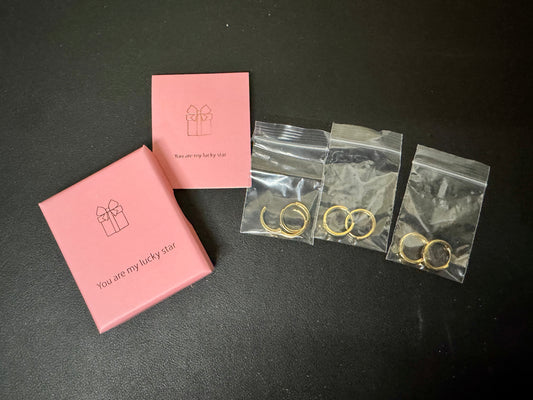 3 Pack Small Gold Hoops (12mm)