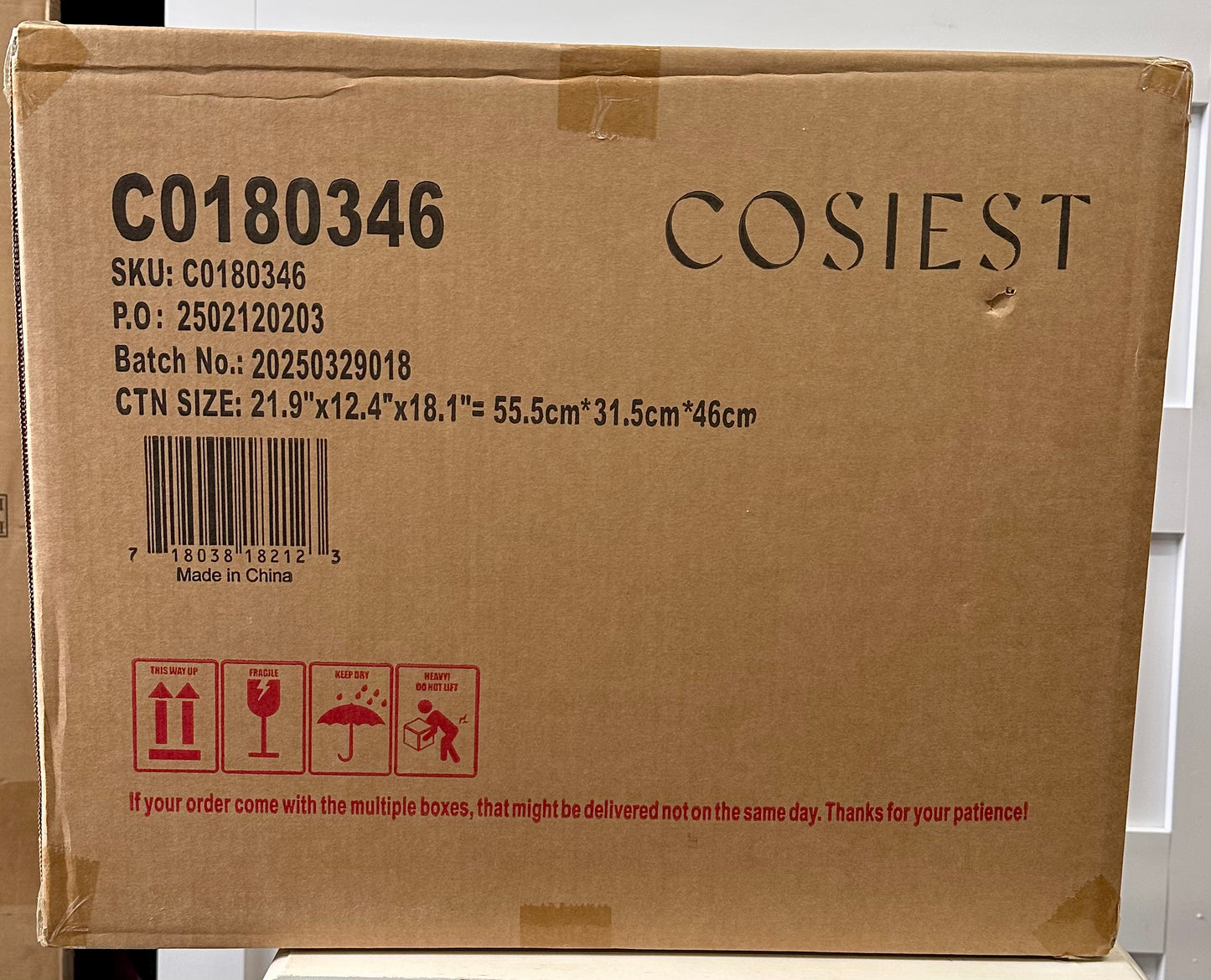 COSIEST Vintage Nightstand, 2-Tier Bedside Table, Wood Accent End Table with Storage Drawer and Open Display Shelf for Bedroom Living Room (L1084)