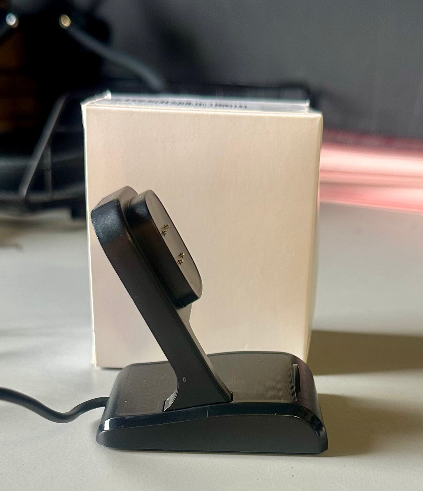 Charger Stand for Fitbit Versa 4/Versa 3/Sense 2/Sense Smart Watch Replacment Charging Dock with 3.3ft USB Cable Cord for Fitbit Versa 4/3, Sense 2/1