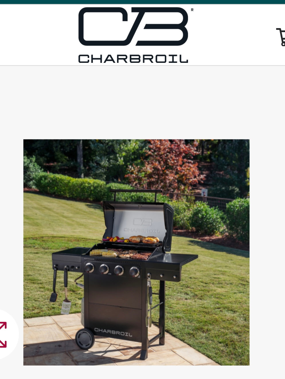 Charbroil Performance Series 4-Burner Gas Grill Cabinet, Black (R683)