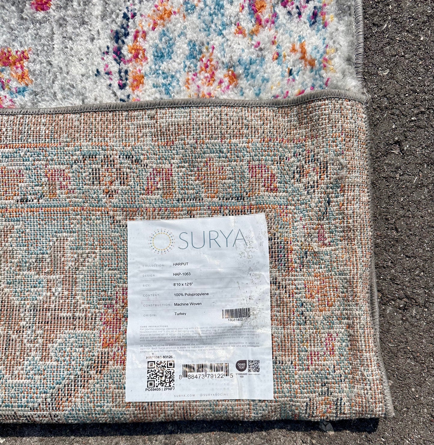 SURYA HARPUT 8'10"X12'6" MACHINE WOVEN RUG Turkish- HAP1063-93126 (L985)
