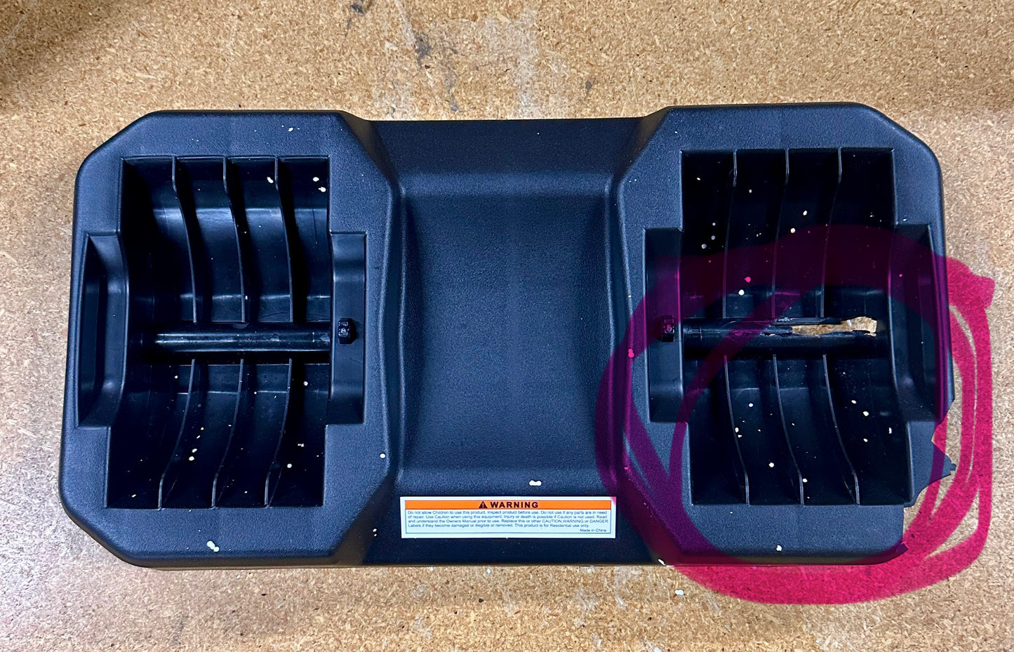 ALTLER Adjustable Dumbbell, 55LB Dumbbell Set with Tray for Strength Training Fitness (W496)