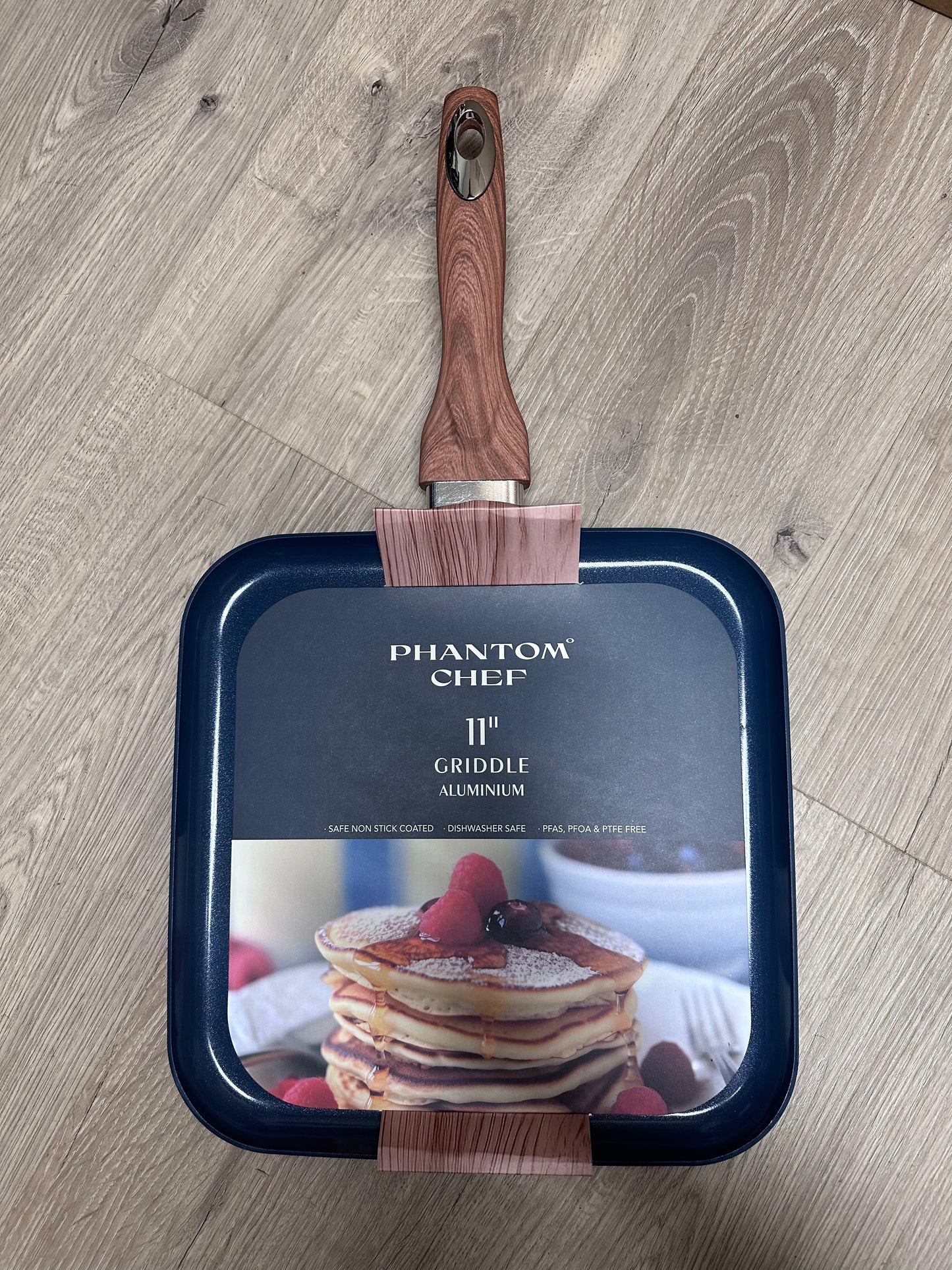 Phantom Chef - Griddle 11” Non Stick Coated Compatible with all Stove Stops