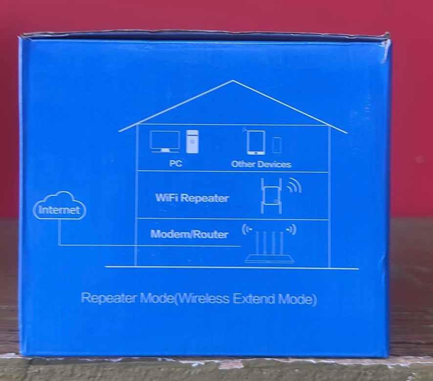 Dual-band wireless repeater model A26 with AC2100 technology, 2.4GHz frequency at 300Mbps, 5.8GHz frequency at 1800Mbps