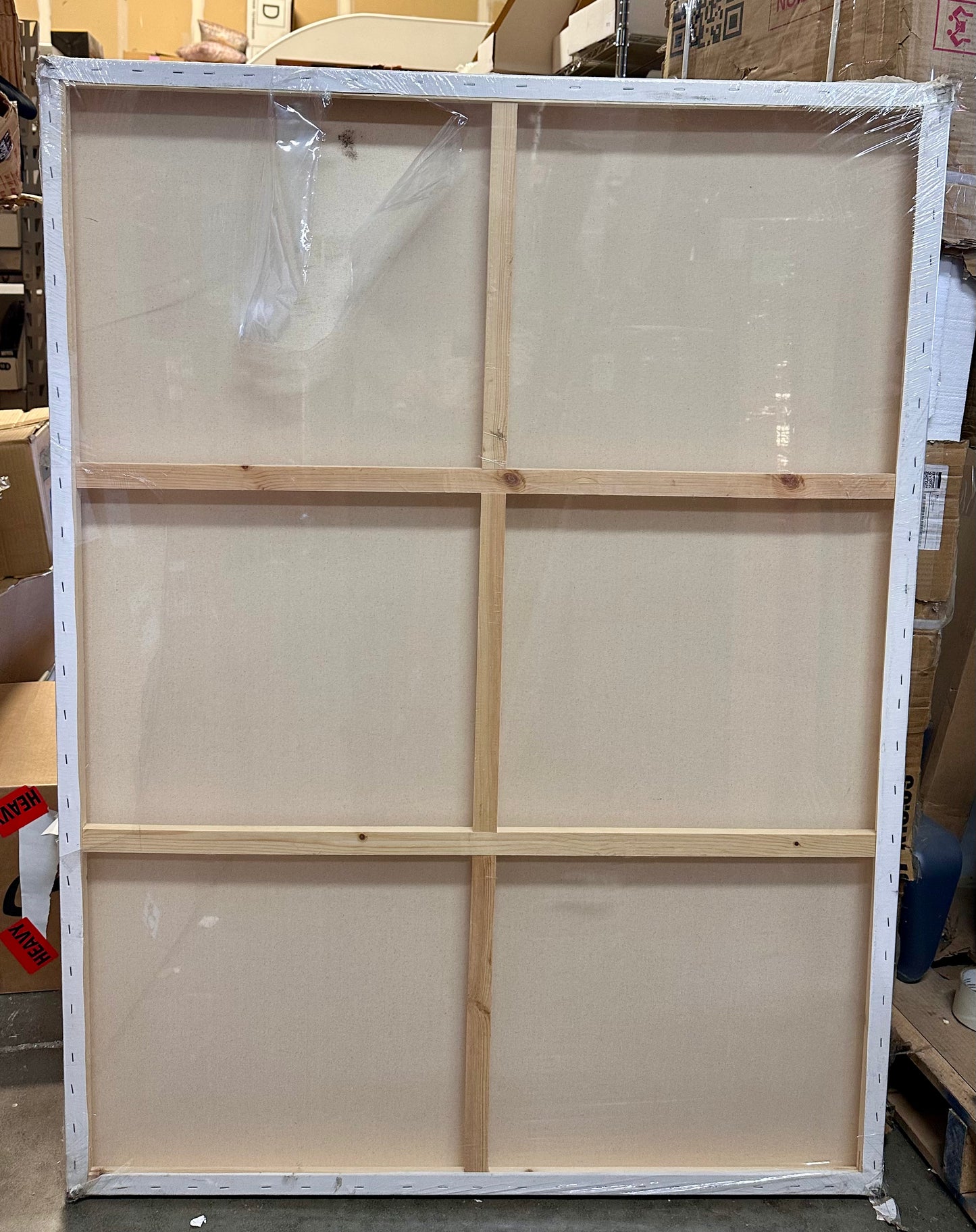 U.S. Art Supply Rectangle Stretched Canvas for Painting 36x48 inch Gallery Depth 1-1/2" Thick, 2-Pack - 17oz Acrylic Gesso Triple Primed, Professional Artist Quality, 100% Cotton - Oil, Pouring Paint (O508)