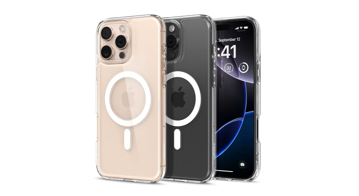 Spigen for iPhone 16 Pro Max Case, Ultra Hybrid MagFit [Anti-Yellowing] [Compatible with Magsafe] - Clear