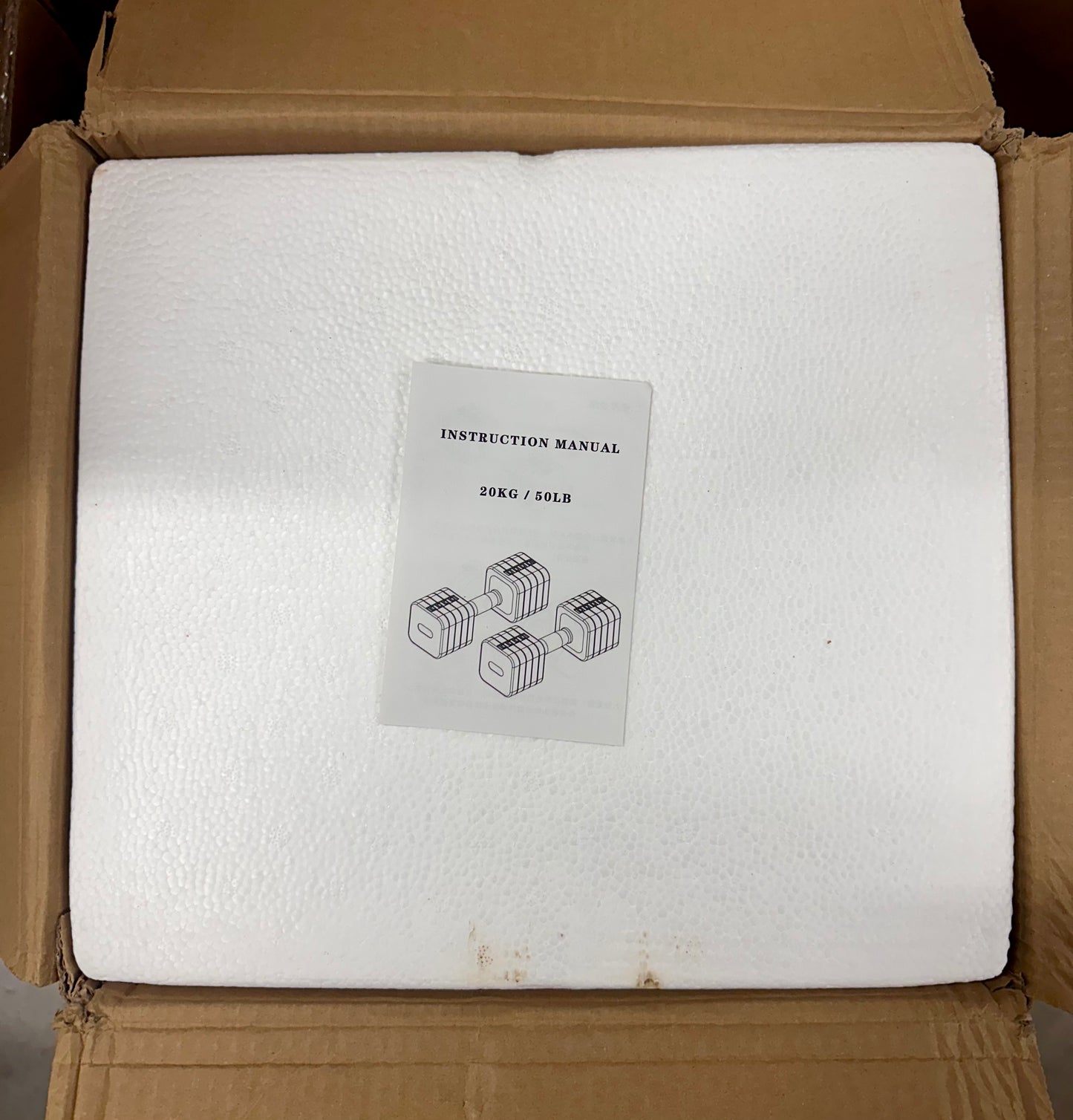 50LB Total (25LB each) Adjustable Dumbbell Set Free Weights Dumbbells Set, Adjustable Dumbbell Weight Set for Home Gym Workout, Strength Training (W547)