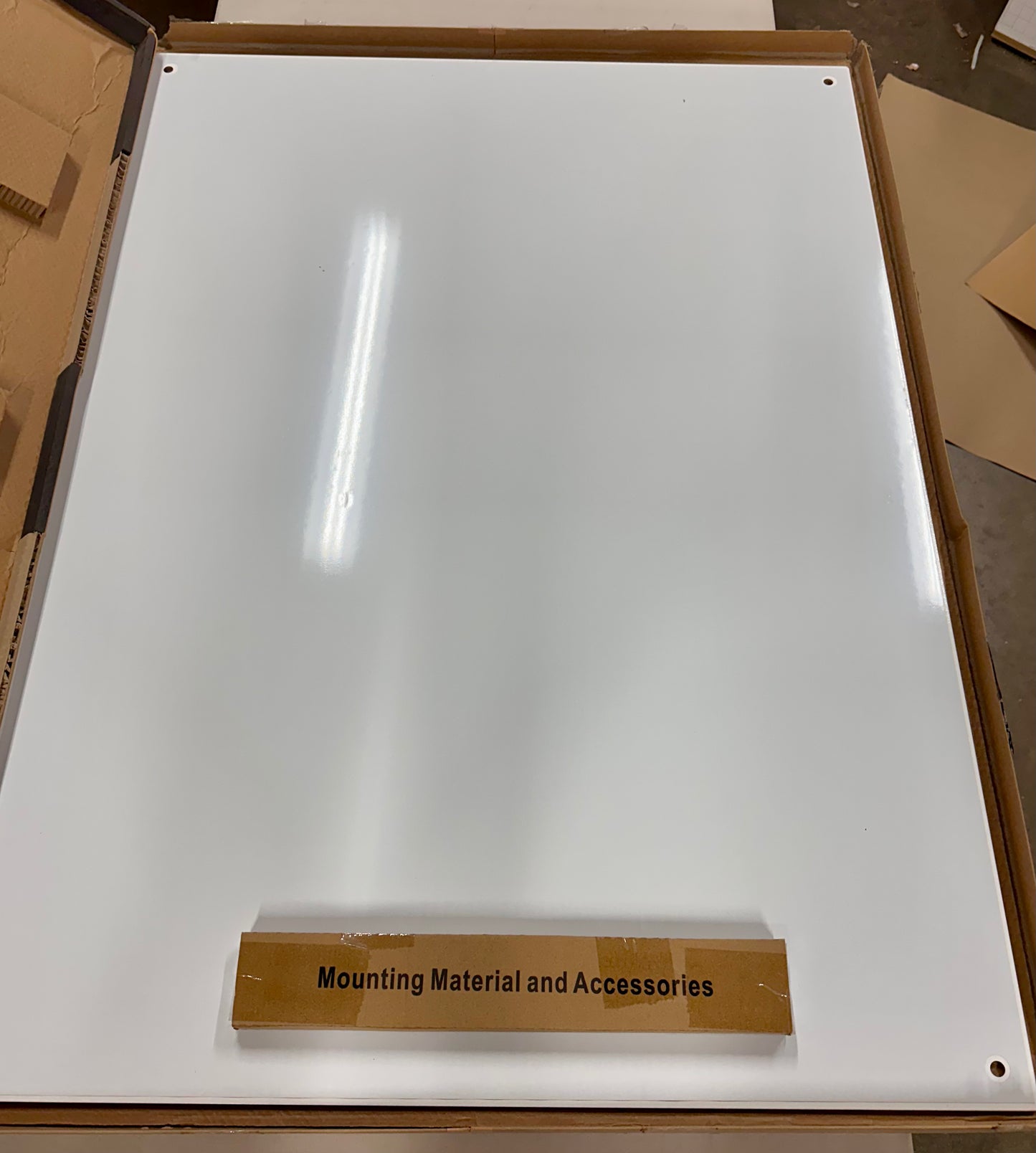 Magnetic Glass Whiteboard - Glass Dry Erase Board 48"x36" Large Frameless Board for Walls Office School and Home (O501)