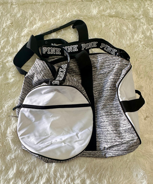 Victoria's Secret Pink Special Edition “MIAMI”Gray Marl Duffle Bag