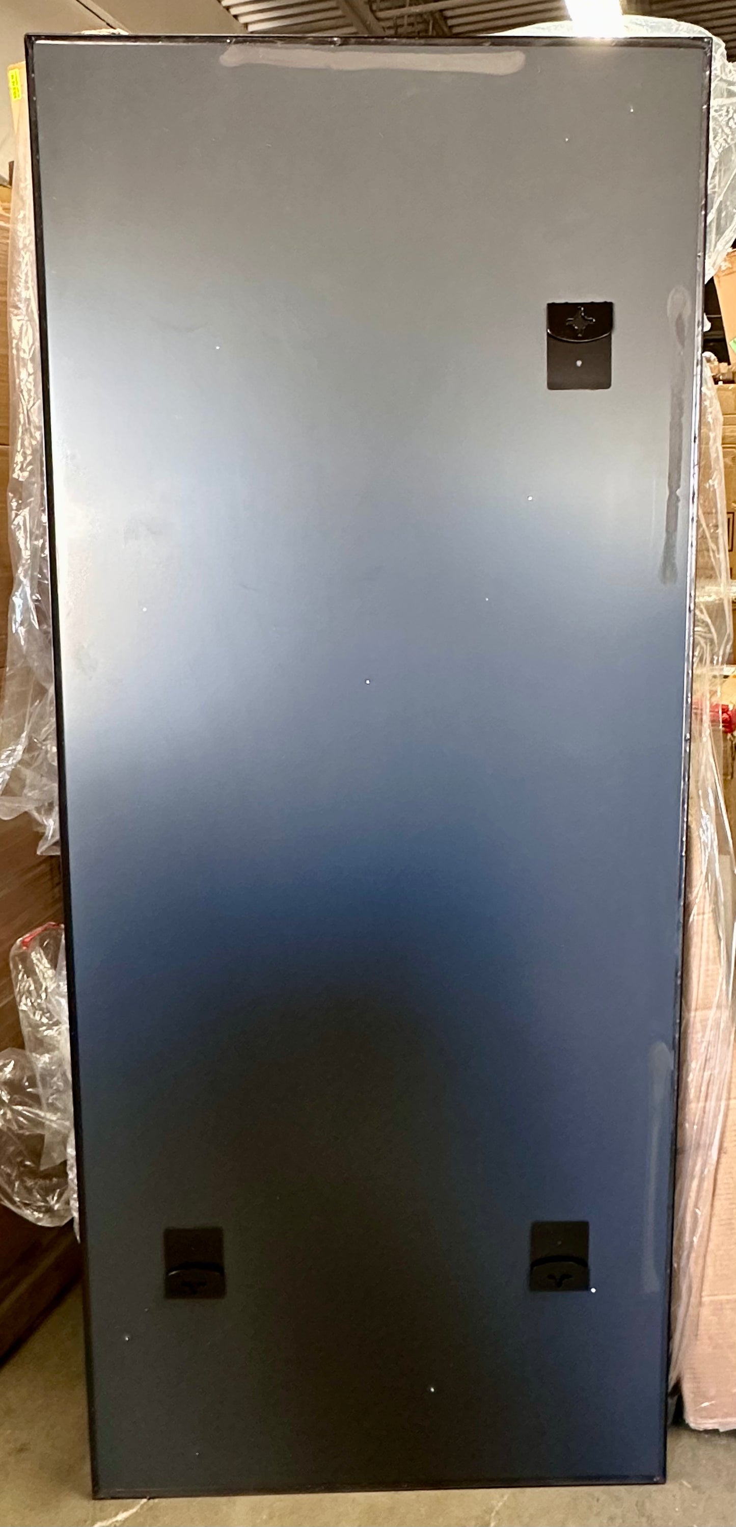 Koonmi Bathroom Mirror, 30x71 Bathroom Wall-Mounted Mirror, Modern Vanity Mirror, Aluminum Alloy Frame Hang Horizontally or Vertically (M424)