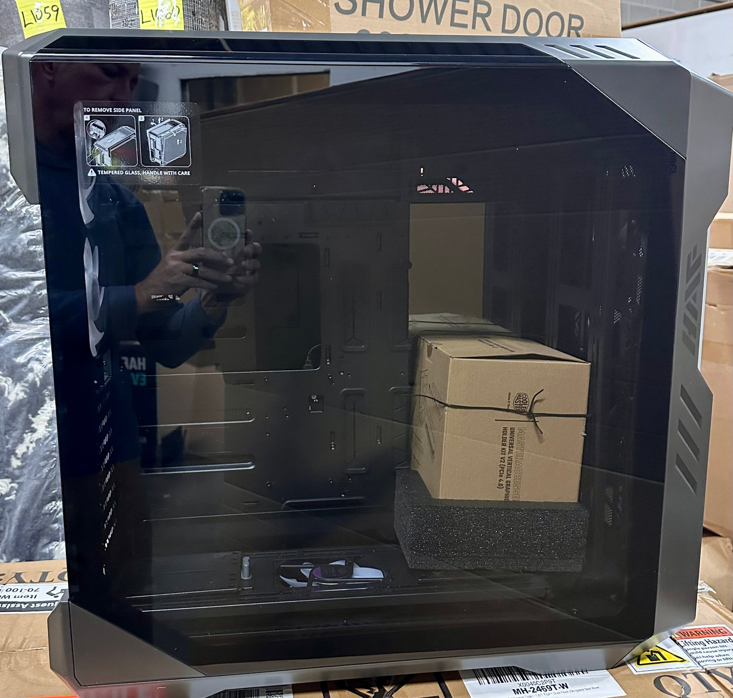 Cooler Master HAF 700 EVO E-ATX High Airflow PC Case, IRIS Customizable LCD .Breathable TG Front Panel, 200mm Sickleflow Fans, 1 x USB 3.2 gen 2 Type C, 4 x USB 3.2 gen 1 (3.0) (H700E-IGNN-S00) (R709)