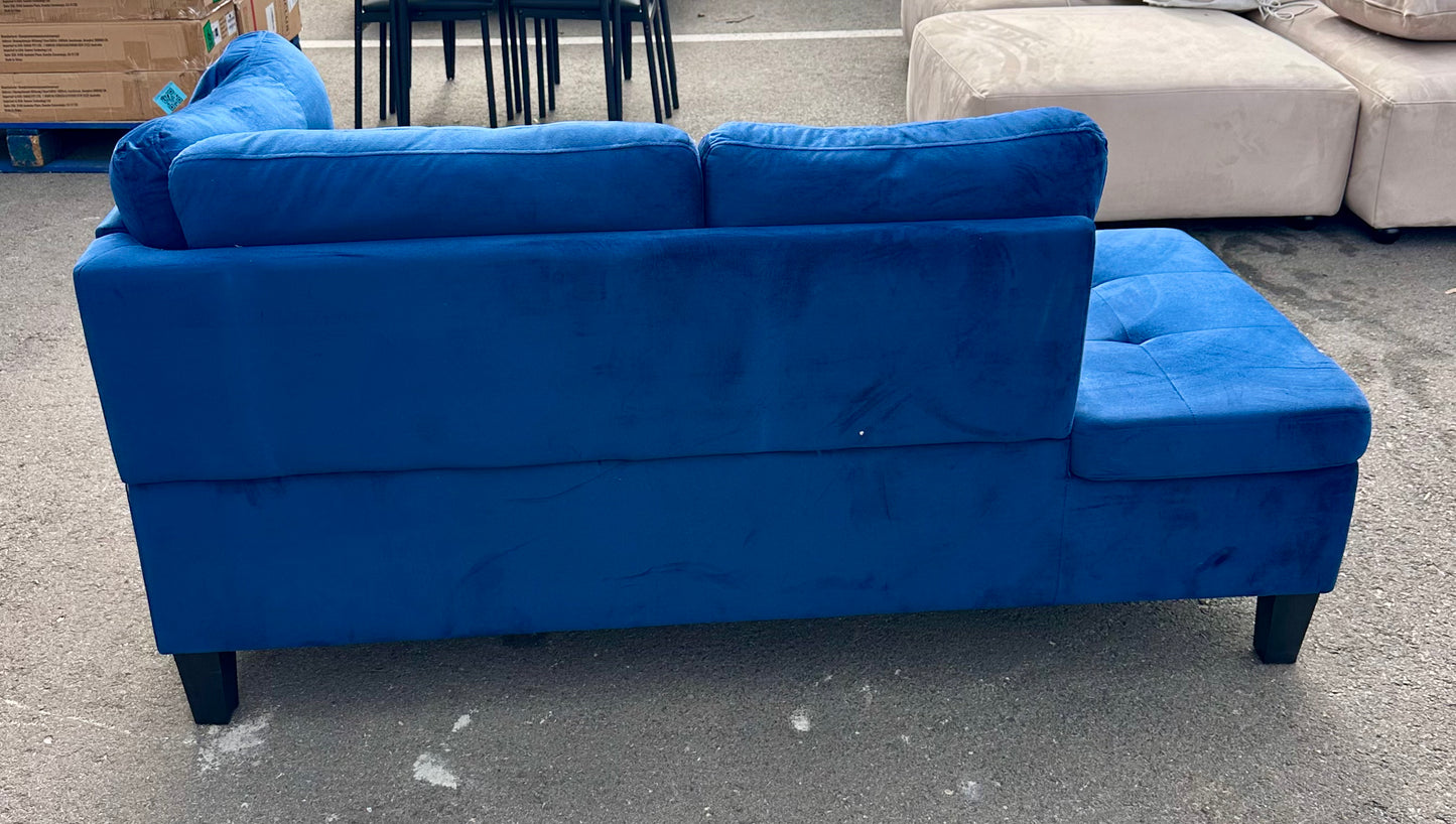 Part of Sectional Sofa, Ink Blue (L1098)