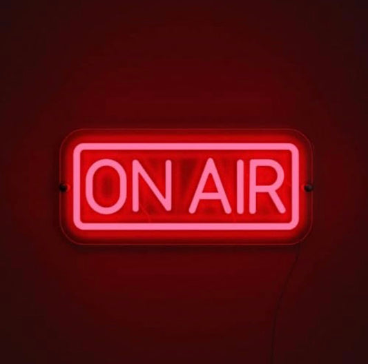 Premium American Brand | Ancient Neon “On Air” Neon Sign | Safe Acrylic & Red LED Lights | 5 Minute Installation | DJ Studio Recording Wall Decor | Teen Game Room Party Decorations…