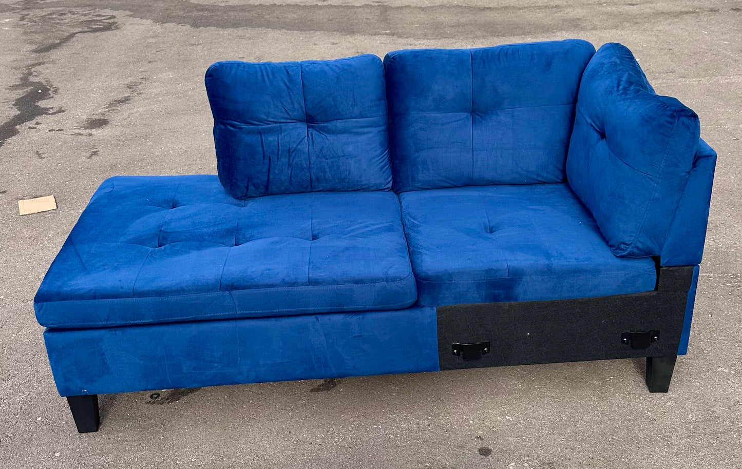 Part of Sectional Sofa, Ink Blue (L1098)