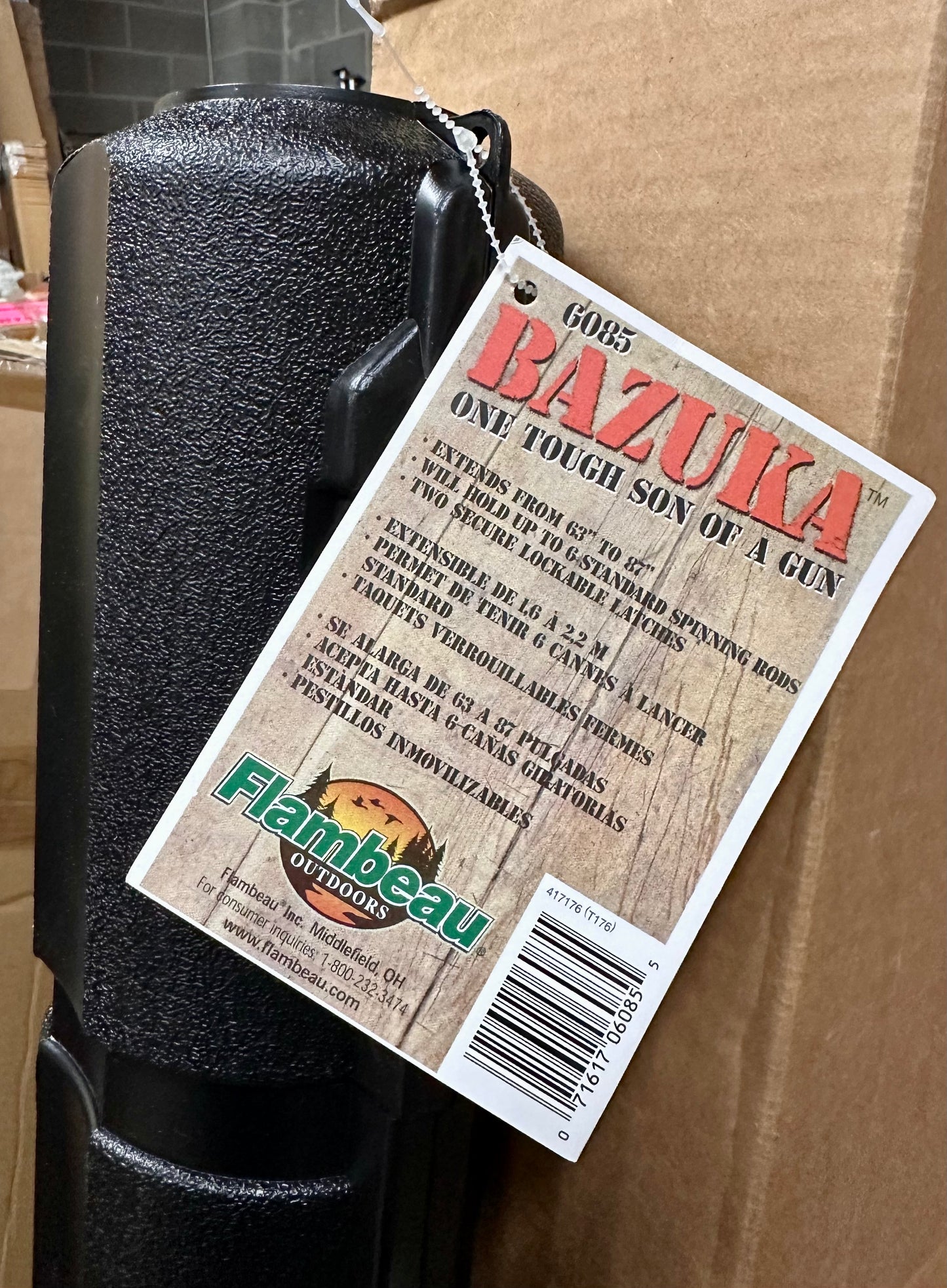 Flambeau 6085 Bazuka Fishing Rod Storage 63"-87"(W525)