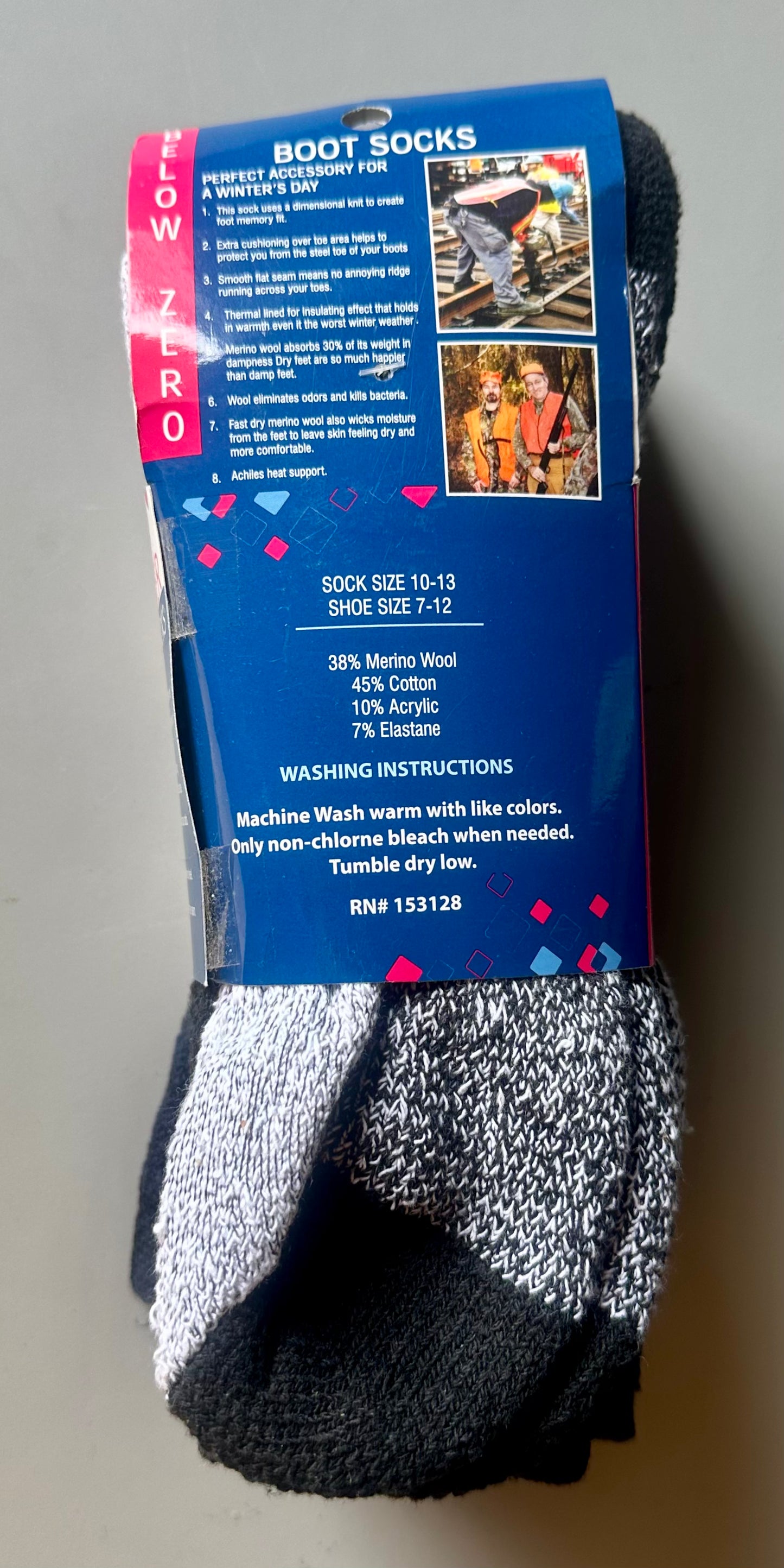 Debra Weitzner Merino Wool Thermal Socks For Men and Women - Cold Weather Extra-Warm Winter Boot Socks (3 Pairs)