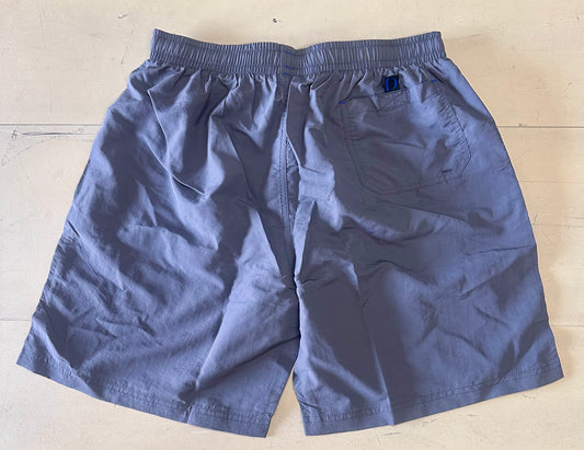 Mens Swim Trunks, Swimming Shorts, Quick Dry, 7 Inch with Mesh Lining, Grey (Size Large)